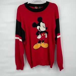 Vintage Disney Mickey Unlimited 90s Y2k cotton ramie knit sweater